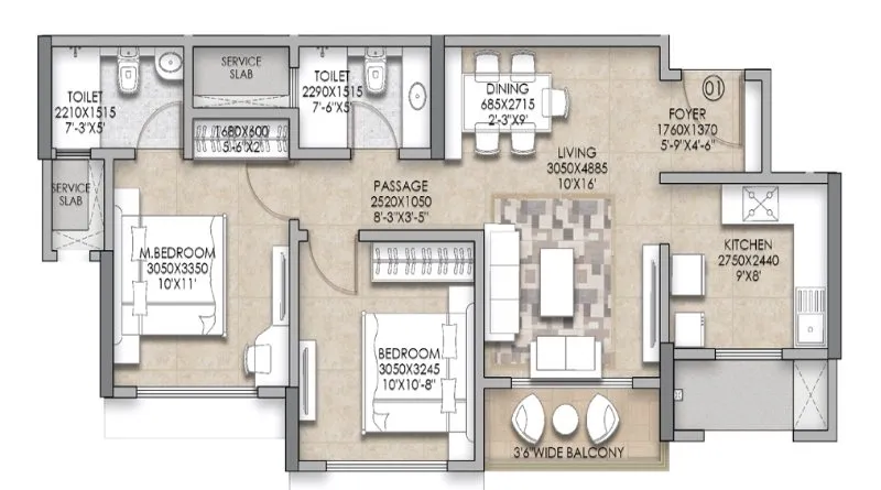 2 BHK