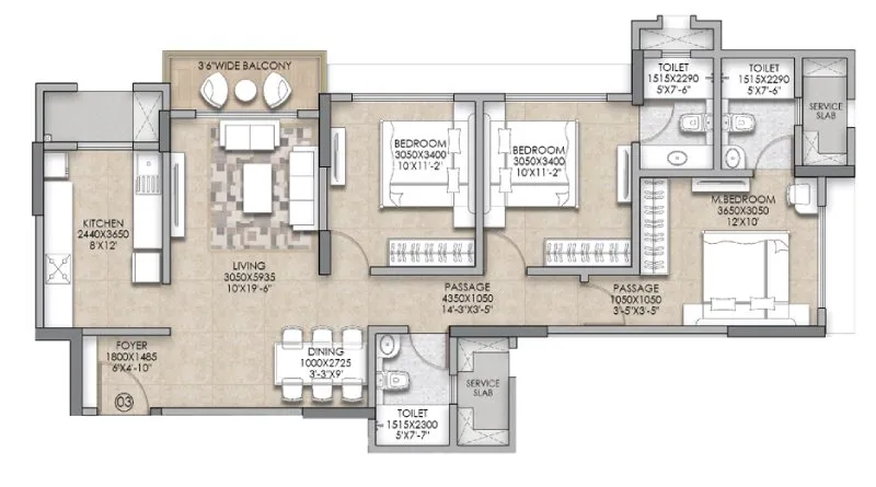 3 BHK