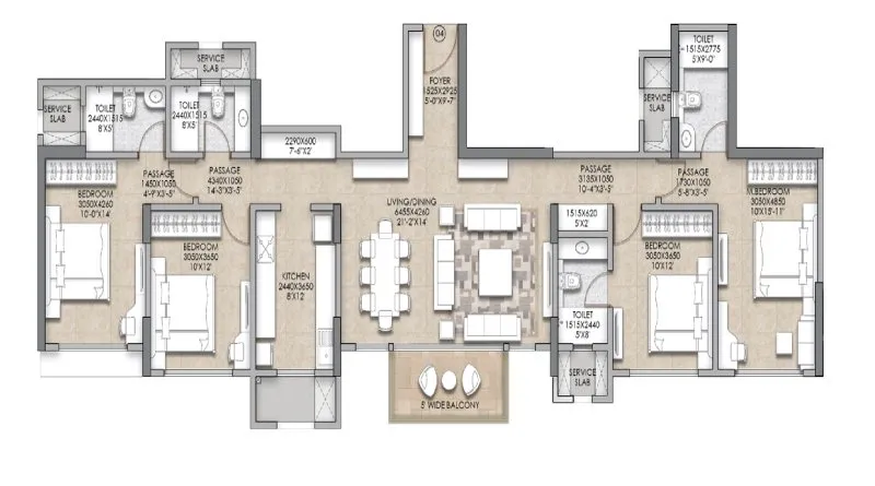 4 BHK